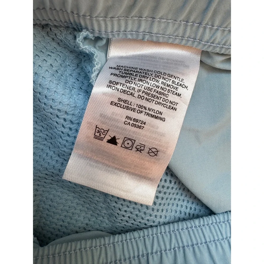 Columbia Sportswear Mens Swim Trunks Blue Nylon Mesh Pockets AL4573 Large 5